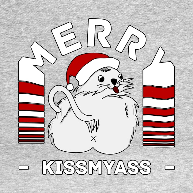 Merry kissmyass aw christmas by Rishirt